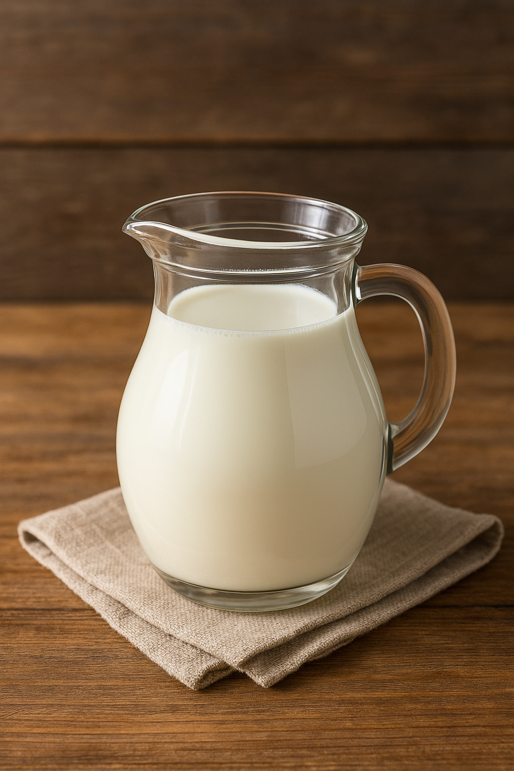 leite na jarra