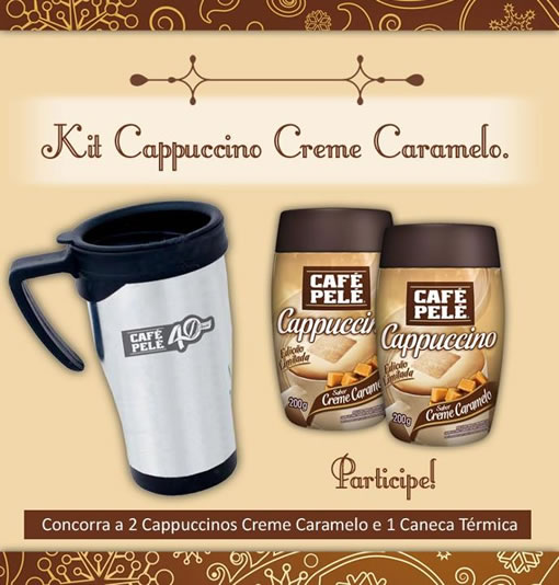 Kit Cappucino Creme Caramelo