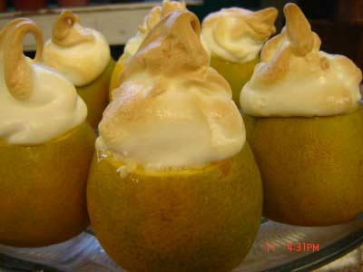 Mousse de limão siciliano com merengue