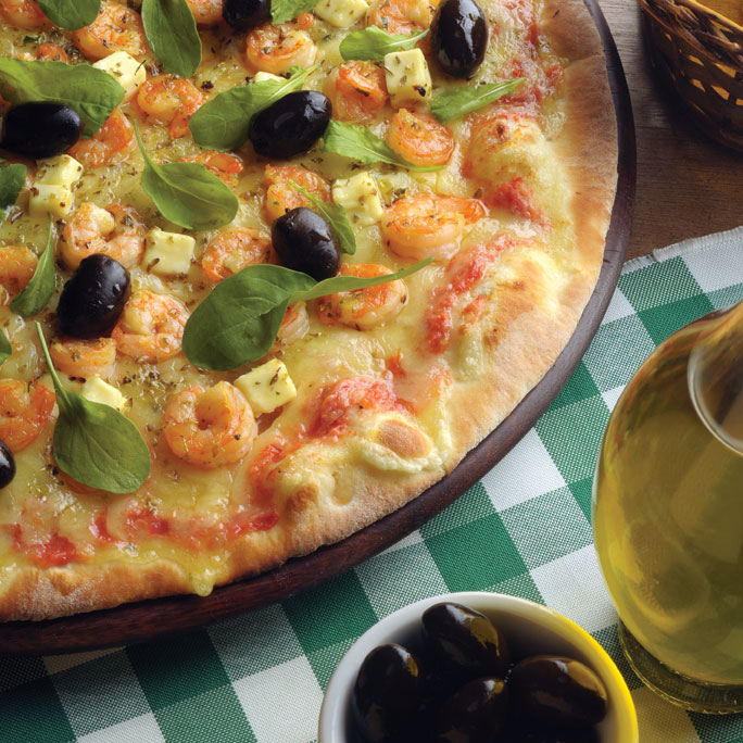 Pizza de Camarão