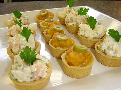 Barquetes de massa podre