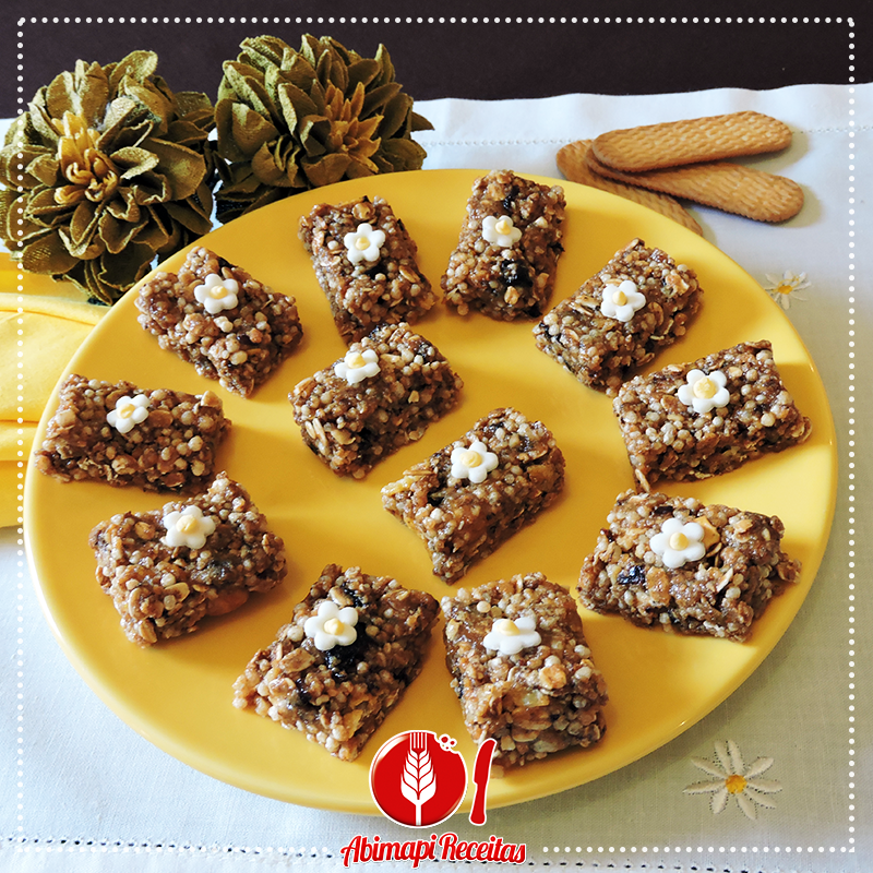 Barrinhas de Cereais e Biscoito