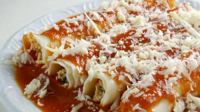 Canelone de frango