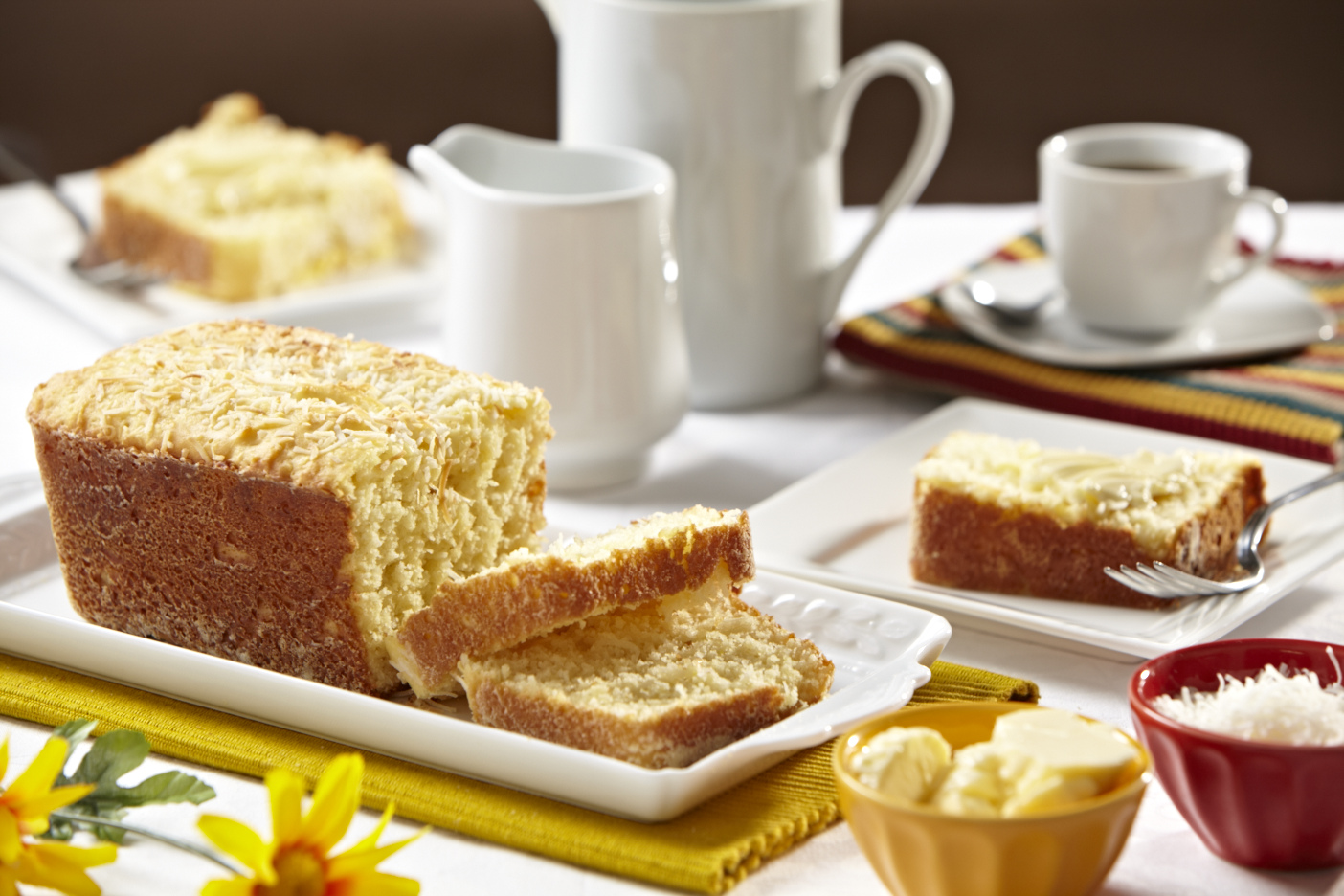 Pão de Coco no Liquidificador