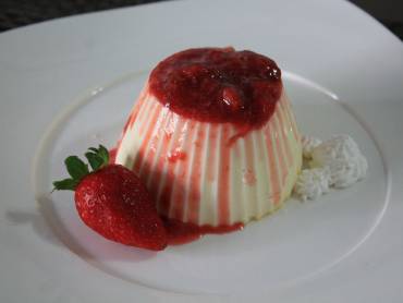 Panacota para a ceia de Natal