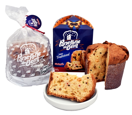 Panetone de Frutas Cristalizadas