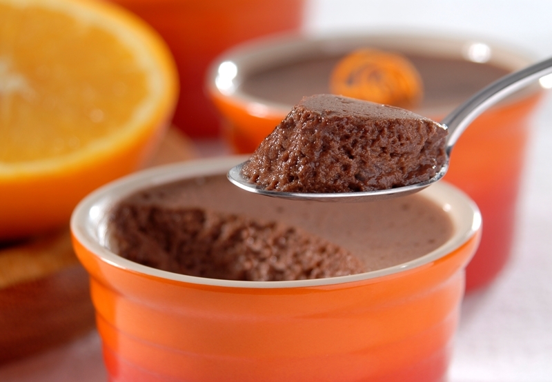 Mousse de Chocolate e Laranja