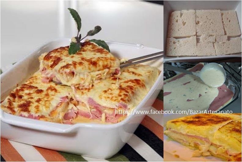 Lasanha de Pão