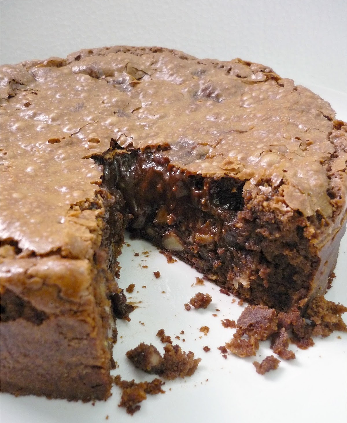 Bolo Cremoso de Chocolate com Banana